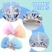 Gradient Diamond Crown Hair Pin for Girls Kids - Princess Headband Hair Clip Headdress in Pink Blue Purple - Children's Day Gift - Buy Online on GoSupps.com