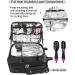Extra Large Professional Makeup Backpack - Ideal Makeup Bag for Artists & Hairdressers - Black Hair Tools Carrier - Buy Online on GoSupps.com