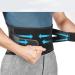 MIOTEQ lumbar support belt back support belt back support double tensile belt massager for lower pain back and waist support (color: Black Size: L/Large) L/Large black