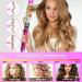 Rotating Curling Iron 1 1/4 Inch | Automatic Self-Rotating Hair Curler | Dual Voltage 30s Heat-Up for Medium/Long Hair | 430 F | Purple - Buy Online on GoSupps.com