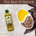 Pure & Natural Cold Pressed Castor Oil by Al Hawaj - 17.64 oz for Hair Eyelashes & Eyebrows - 100% Concentrated Crude Quality - Buy Online on GoSupps.com