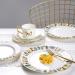 Dinner Plates 8 Piece Porcelain Dinnerware Set Creative Hand-Painted Dinner Plate Sets Home Kitchen Ceramic Dish for Steak Spaghetti Waffle Salad Plates Kitchenware (Size : 8 Pieces) - Buy Online on GoSupps.com