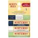 Burt's Bees Moisturizing Lip Balm for Dry Chapped Lips 100% Natural Origin Assorted Flavours with Fruit Extracts 3 Tubes 4.25 g Super Fruit