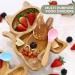 Eco-Friendly Bamboo Kitten Plate | Suction Cup Toddler Plate for Baby Led Weaning | Non-Toxic & Cool-to-Touch | Orange Cat Design - Buy Online on GoSupps.com