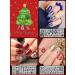 Shop Ebanku 6PC Nail Stamp Template Set - Christmas Tree Snowflakes & Reindeer Nail Art Plates with Stamp Scraper & Storage Bag - International Shipping Available - Buy Online on GoSupps.com