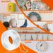 MS WGO Double Sided Tape-Heavy Duty Mounting Tape 1.18in x 9.85ft Nano Double Sided Mounting Tape Transparent Poster Tape Double Sided Tape for Walls Office Outdoor Carpet Home - Buy Online on GoSupps.com