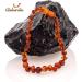 Amberalia Polish Cognac Baltic Amber Bracelets, Necklaces, Extensions - Unisex, Lab Tested, Genuine Imported from Baltic Sea - Customize Your Size with 13 Options - Buy Online on GoSupps.com