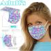 Goddess Accent 50PCS Disposable Face_Mask Cute Floral Tie Dye Printed Protection for Adults Women - Buy Online on GoSupps.com