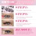 JIMIRE Self Adhesive Eyelashes - Natural Look 11-13MM Wispy Anime Lash Clusters | Reusable & Quick to Wear Eyelash Art - Buy Online on GoSupps.com