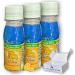 Glucose Shots Liquid- Orange Flavor (Pack of 3) Boxed by Fussion Shop Store