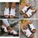 LELEBEAR Women's Orthopedic Open Toe Sandals - Arch Support & Diabetic Friendly - Buy Online on GoSupps.com