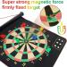 WIn SPORTS 15 Inch Magnetic Dart Board Game for Kids | Indoor Outdoor Two-Sided Roll Up Dartboard Set with 12 Safe Magnetic Darts - Buy Online on GoSupps.com