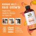 MARYRUTH'S Liquid Multivitamin+Hair Growth | Biotin 10000mcg | Lustriva Hair Growth Supplement | Clinically Tested in Women for Thicker Hair&Facial Wrinkle | Skin Care | Ages 18+ | 15.22 Fl Oz Peach Mango 15.22 Fl Oz (Pack  - Buy Online on GoSupps.com