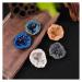 Nature Agate Geode Mineral Stone Irregular Colourful Electroplating Druzy Crystal Cluster Rocks Mineral Specimen Home Decoration(White) - Buy Online on GoSupps.com