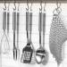 Chain Mail Cast Iron Scrubber 7x7 - Metal Cleaner for Cast Iron Pans, Skillets, Woks, Griddles, and BBQ Grills - Buy Online on GoSupps.com