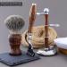 Haryali London Razor Set | Premium 3-Edge Wet Razor with Wooden Metal Handle | Perfect Gift Set with Shaving Stand & Dachshaar Blades - International Shipping Available - Buy Online on GoSupps.com