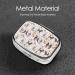 Stylish Poodle Dog Pill Box - Portable Electroplated Medication Organizer with Safe Plastic Partitions - Buy Online on GoSupps.com