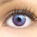 Contact lenses colored 'Madrid Violet' without strength Colored violet monthly lenses soft lentils soft hydrogel 2 pieces color lens + lens container 0.0 diopttries natural colors series