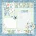 Whaline 24Pcs Blue Floral Pattern Paper 30x30cm - Double-Sided Watercolor Flower Scrapbook Paper for DIY Crafts and Photo Albums - Buy Online on GoSupps.com