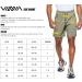 Viodia Men's Stretch Quick Dry Hiking Cargo Shorts - Medium Stone Blue - Buy Online on GoSupps.com