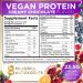 Vegan Protein Powder - Chocolate Fudge | 100% Plant-Based 3.4g BCAAs Non-GMO Easy Digesting 2 lbs (30 Servings - Buy Online on GoSupps.com