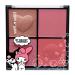 Wet n Wild My Melody + Kuromi Blush Palette  0.71 Ounce  pink