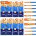 ESRICH Acrylic Paint Brushes Set 8Packs /80 Pcs Nylon Brush Head Suitable for Acrylic Oil Watercolor Rock Body Face Nail Art Perfect Suit of Art Painting Best Gift for Kids Adult Drawing 80 Blue