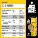  Just Taste Be different JUST TASTE Pack of 6 boxes of organic soy and chickpea fettuccine/linguine 250g - Buy Online on GoSupps.com
