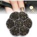 Seven Colors Rhinestones Sturdy Dazzling Colorful Flat Back Rhinestones for Makeup for Manicure(S601-light yellow) - Buy Online on GoSupps.com