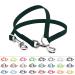 BioThane coupling for two dogs 0.5m long dark green width selectable coupling leash 0.5 meters dark green