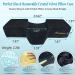 Puransen Beauty Salon Eyelash Extension Neck Pillow - Wrinkle Prevention, Anti-Aging Contour Memory Foam, Ergonomic Cervical Support (Black) - Buy Online on GoSupps.com