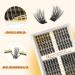 Cluster Lashes Quewel 168pcs - C Curl 12-18mm Eyelash Extensions - Soft & Light Volume False Eyelashes for Home Use - Buy Online on GoSupps.com
