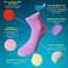 Fancy Pix Women's 6 Pairs Colorful Cotton Diabetic Ankle Socks - Non-Binding Top, Soft Breathable Fabric, Smooth Toe Seam - Multi-Color - Buy Online on GoSupps.com