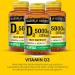 MASON NATURAL Vitamin D3 125 mcg (5000 IU) - Supports Overall Health Strengthens Bones and Muscles from Fish Liver Oil 50 Softgels (Pack of 3) D5000 50 Count (Pack of 3) - Buy Online on GoSupps.com