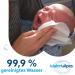 Waterwips Plastic-Free Cleaning Towels for Babies | 240 Pieces (4 Packs) | 99.9% Water-Based Gentle on Sensitive Skin - Buy Online on GoSupps.com