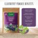 Feelgood Superfoods Organic Elderberry Powder - 7 oz Vegan Antioxidant & Immune Booster - Buy Online on GoSupps.com