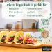 Buy Lotao Veggie Hack Bio (3x100g) - Vegan Sustainable High Protein Pea & Jackfruit | Perfect for Bolognese Burgers & Chili | 70% Protein 100g Pack - Buy Online on GoSupps.com