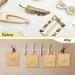50 Pcs Kraft Hair Clip Display Cards - 4.75 x 5.25 in Rectangular Design for Hair Bow & Barrettes - Brown Cardboard Organizer for Jewelry & Accessories - Buy Online on GoSupps.com