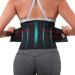 NeoHealth Breathable & Light Lower Back Brace | Waist Trainer Belt | Lumbar Support Corset | Posture Recovery & Pain Relief | Waist Trimmer Ab Belt | Exercise Adjustable | Women & Men | Black M Black Medium