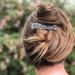 Wildflower Hair Clip - Hand Crafted Metal Barrette 70mm Clip, Made in USA by Oberon Design - Buy Online on GoSupps.com