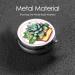 Cartoon Succulent Round Pill Box | 3 Compartment Organizer for Travel & Purse | Portable Pill Case - Buy Online on GoSupps.com