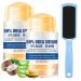 MrCuvaryas Hydrating and Anticracking foot cream 60 urea foot cream very dry feet heel balm relieves itching for elbows knees feet and hands urea cream with foot file blue 40 g + 40 g