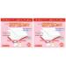 TWIN PACK SELENA Multi-Layer Cotton Puff 80 Count (Pack of 2)