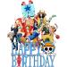 One Piece Themed Cake Topper Decoration Anime Manga Themed Kids Party Paper Card Quick Easy Adjustable - Buy Online on GoSupps.com