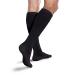 Core-Spun Padded Knee High Socks 20-30 mmHg Large (1 Pair) Black
