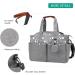 SONARIN Multi-Function Waterproof Baby Changing Bag - Grey | Large Capacity Travel Diaper Bag with Pacifier Holder - Buy Online on GoSupps.com