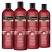 TRESemm Shampoo Keratin Smooth 4 Count For dry hair Sleek Look for Up to 72 Hours 20 oz