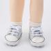 BAIELey Baby High Top Canvas Sneakers - Silver, 6-12 Months - Buy Online on GoSupps.com