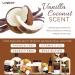 Vanilla Coconut Spa Gift Basket for Women & Men | 9-Piece Set with Lotions, Bath Bombs, Coconut Oil, Towel & More - Buy Online on GoSupps.com