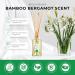 Natural Reed Diffuser Set - Clean Bamboo Bergamot Aromatherapy | DANI Naturals - Alcohol Free | 10 Sticks 3.5 oz - Buy Online on GoSupps.com
